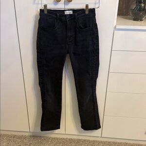 Frame Black Denim Le High Straight